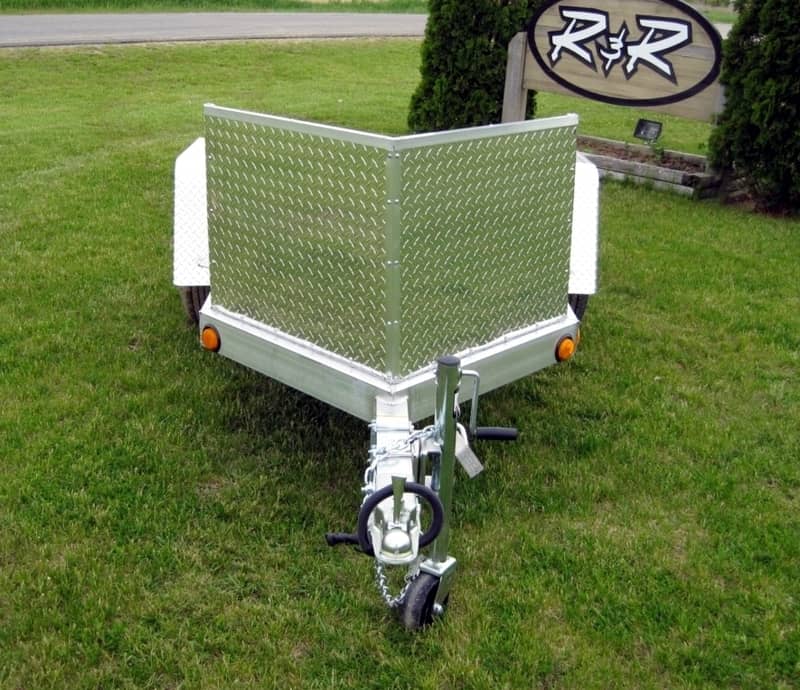 Aluminum Motorcycle Trailer Omc Series Open R&R Trailers Three